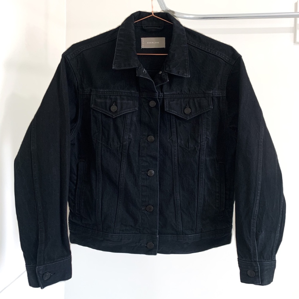Everlane Denim Jacket in Black